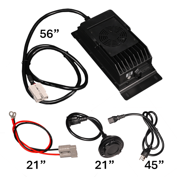 Aims Power Golf Cart 150AH Lithium Battery 48V 7.6 kWh with Charger and Wiring kit