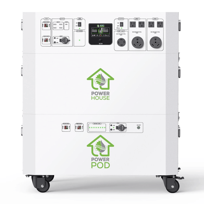 Nature's Generator Powerhouse 7200W Platinum WE System Solar/Wind Kit