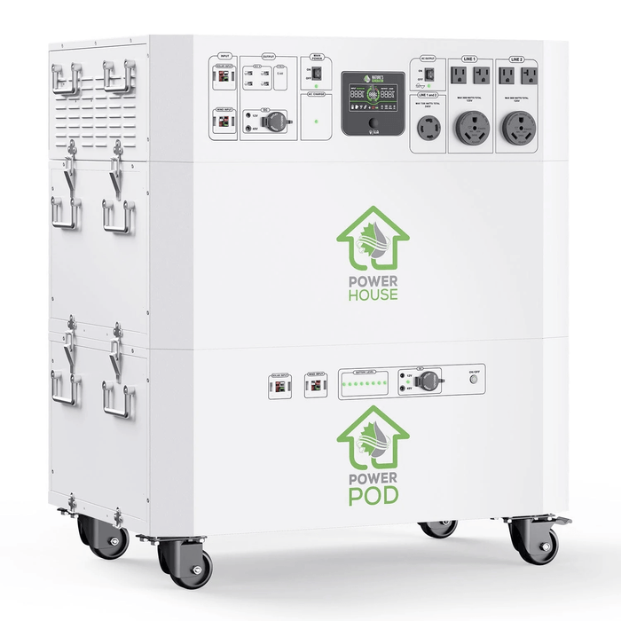 Nature's Generator Powerhouse 7200W Platinum Plus WE System Solar/Wind Kit