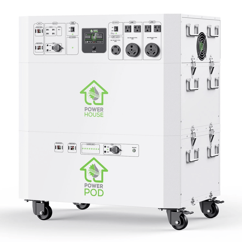 Nature's Generator Powerhouse 7200W Platinum Plus WE System Solar/Wind Kit