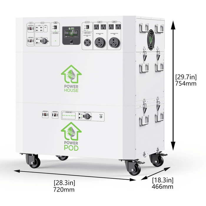Nature's Generator Powerhouse 7200W Platinum WE System Solar/Wind Kit