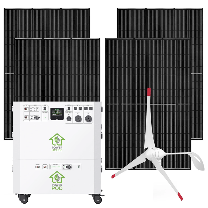 Nature's Generator Powerhouse 7200W Platinum WE System Solar/Wind Kit
