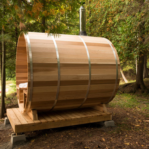 Dundalk Leisurecraft Chimney & Heat Shield Set with Water Tank for Panoramic Saunas
