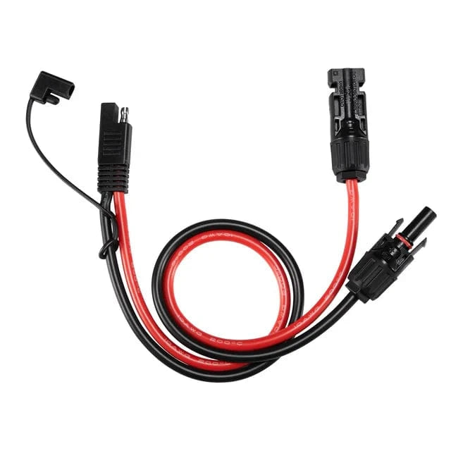 Rich Solar 10AWG Solar Connector to SAE Adapter | Connect Solar Panel Connectors to SAE Plug