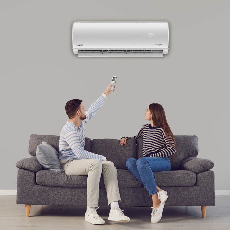 Pioneer® Diamante Essenza™ 18,000 BTU 17 SEER2 230V High-Wall Ductless Mini-Split Air Conditioner Inverter Heat Pump with 16 Ft. Kit