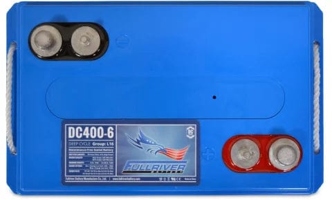 Fullriver Battery DC400-6, 6V L16 AGM Battery (415AH)