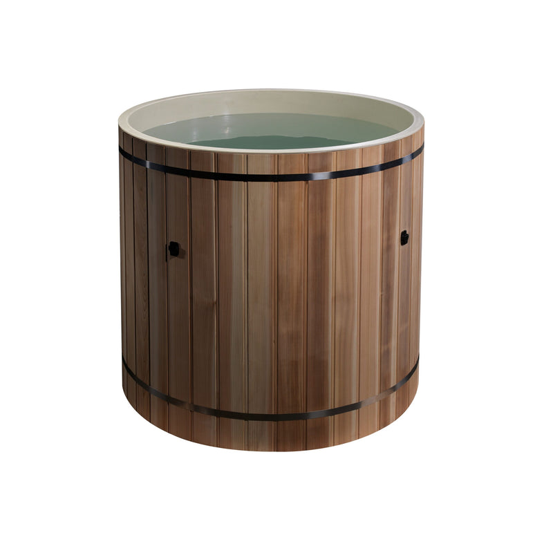 Dynamic Cold Therapy Pacific Cedar Barrel Cold Plunge - (Plastic INTERIOR) TUB ONLY | DCT-B-042-PLPC