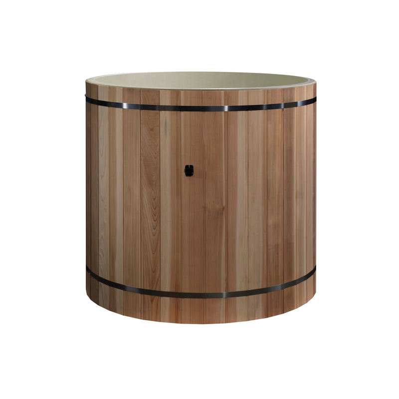 Dynamic Cold Therapy Pacific Cedar Barrel Cold Plunge - (Plastic INTERIOR) TUB ONLY | DCT-B-042-PLPC