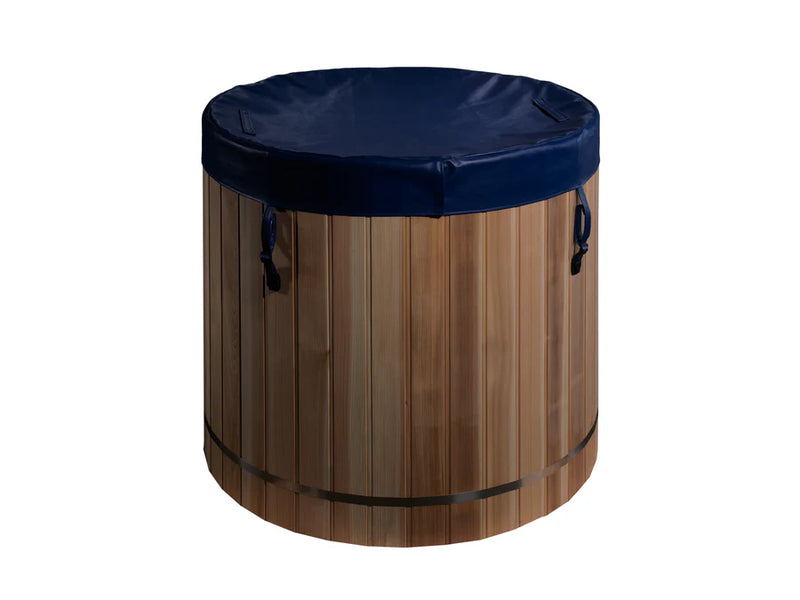 Dynamic Cold Therapy Pacific Cedar Barrel 304 Cold Plunge - (Stainless Steel INTERIOR) TUB ONLY | DCT-B-042-SSPC