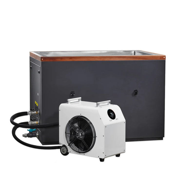 Dynamic Cold Therapy Cuboid 304 Stainless Steel Cold Plunge | DCT-S-050-NS-34