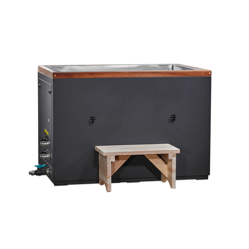 Dynamic Cold Therapy "CUBOID" 304 Nano-Coated Stainless Steel Cold Plunge Tub (XL)| DCT-S-055-NS-34