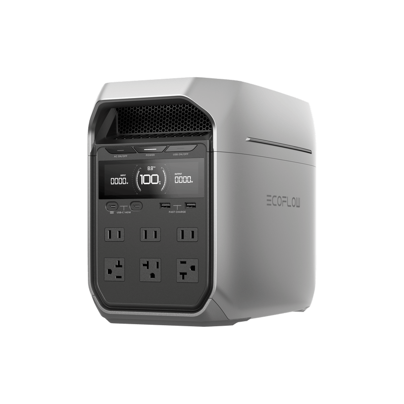 EcoFlow DELTA 3 Plus Portable Power Station Solar Generator (1800W | 1024Wh)