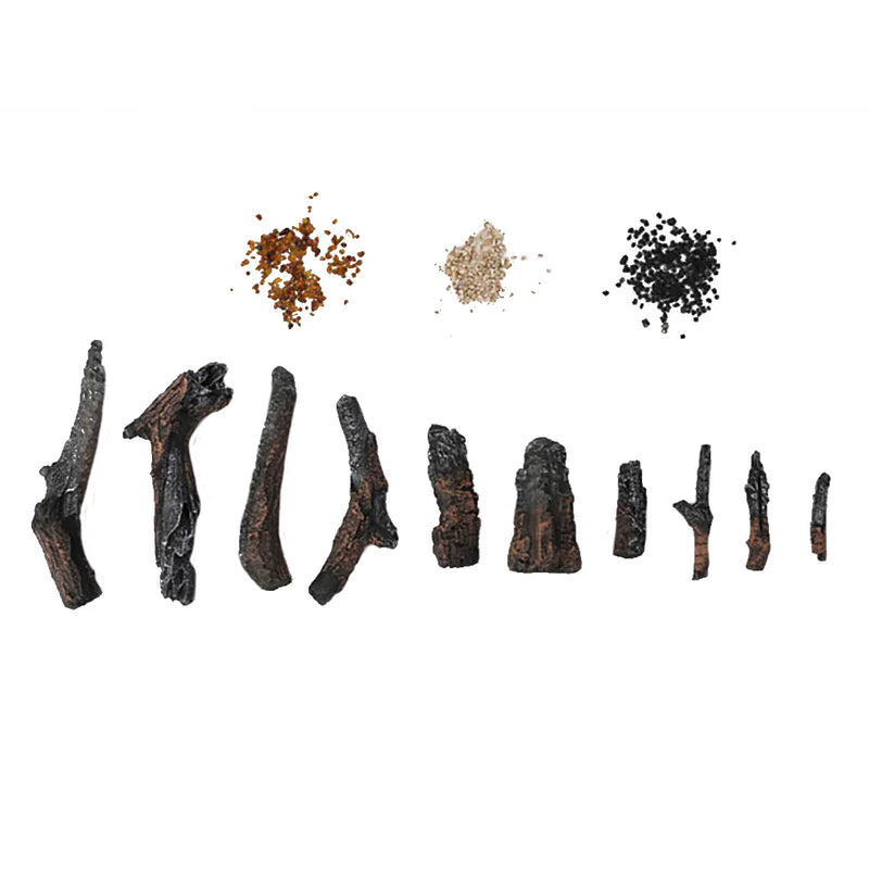 Amantii 10-Piece Oak Log Set with Media Kit