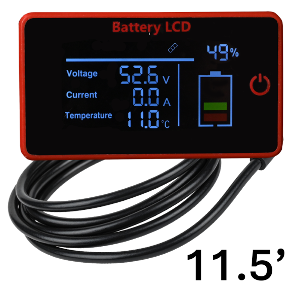 Aims Power Golf Cart 105AH Lithium Battery 105AH 48V 5.3 kWh with Charger and Wiring kit