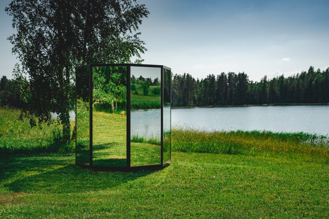 Haljas Hele Glass Single Standard Outdoor Sauna | 4 Person