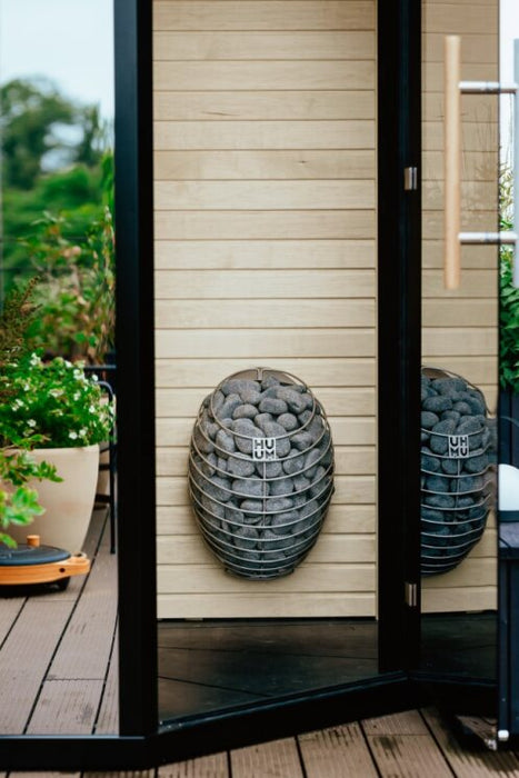Haljas Hele Glass Mini Outdoor Sauna | 3 Persons