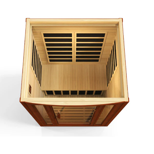 Dynamic Sauna San Marino Elite Ultra Low EMF Far Infrared Sauna | DYN-6206-01 Elite | 2 Persons