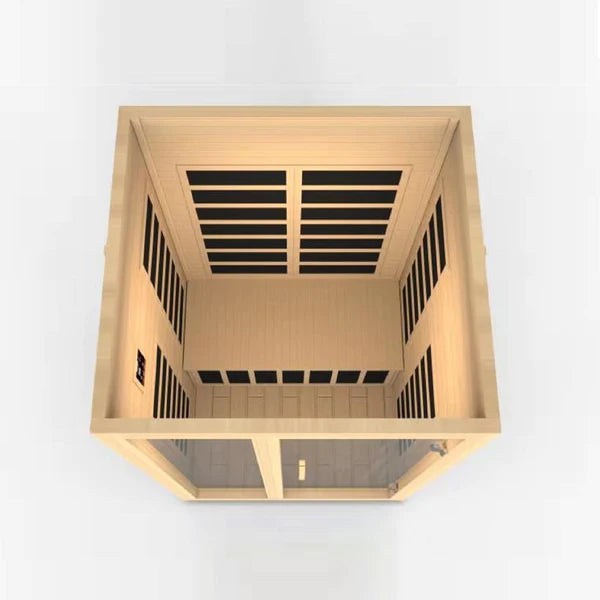 Dynamic Sauna Santiago Low EMF Infrared Sauna | DYN-6209-01 | 2 Persons
