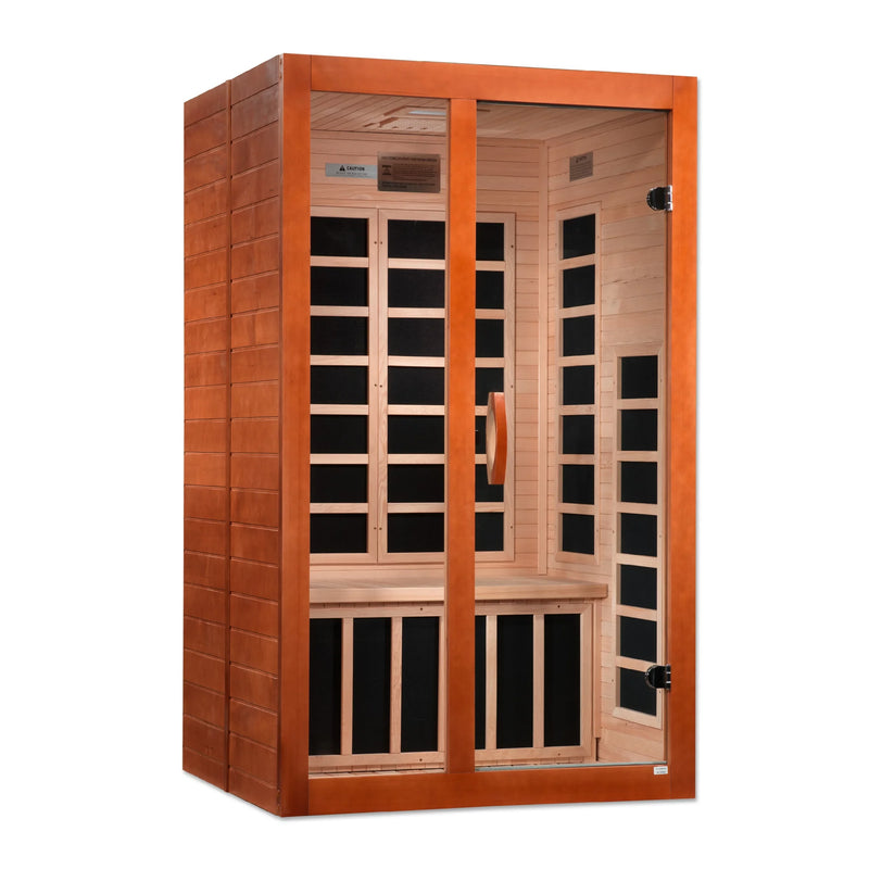 Dynamic Sauna Santiago Elite Ultra Low EMF Far Infrared Sauna | DYN-6209-02 Elite | 2 Persons