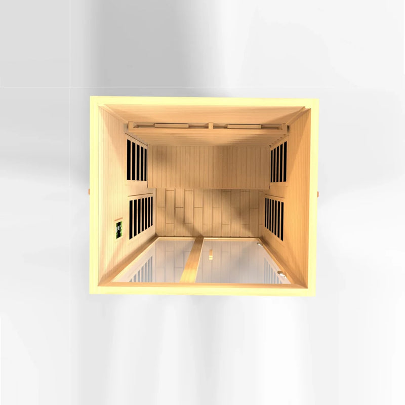Dynamic Sauna Santiago Full Spectrum Infrared Sauna | DYN-6209-03 | 2 Persons