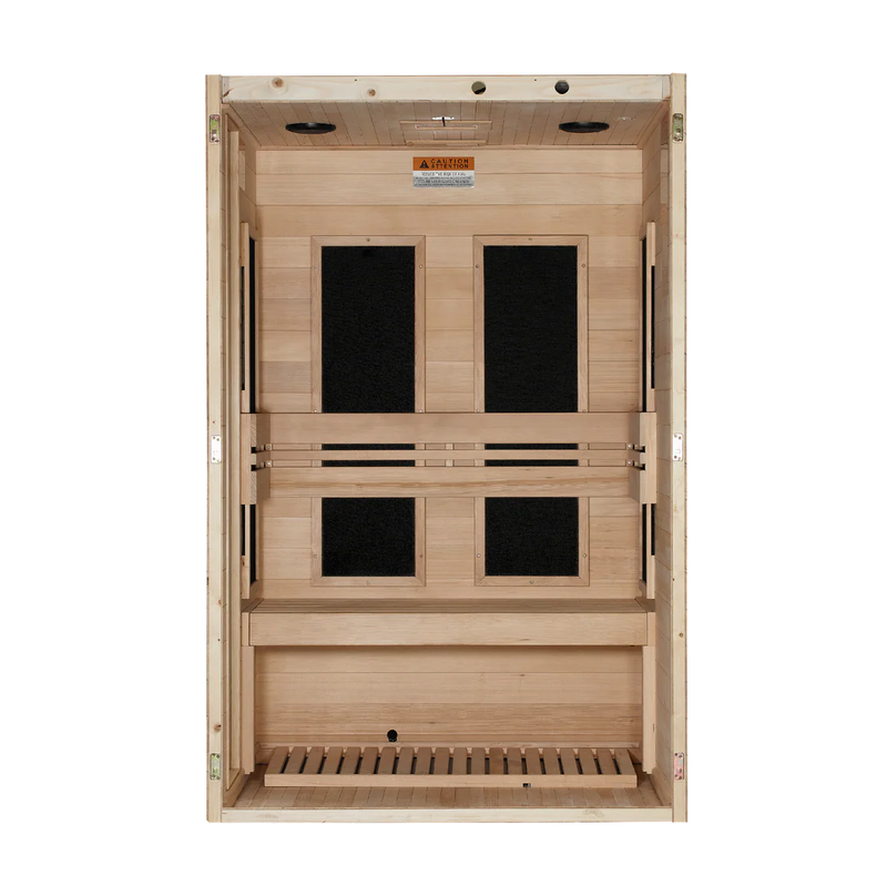 Dynamic Sauna Lucca Elite Ultra Low EMF Far Infrared Sauna | DYN-6215-05 Elite | 2 Persons