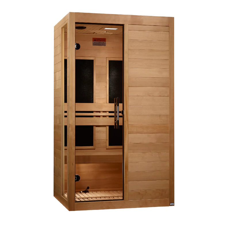 Dynamic Sauna Lucca Elite Ultra Low EMF Far Infrared Sauna | DYN-6215-05 Elite | 2 Persons