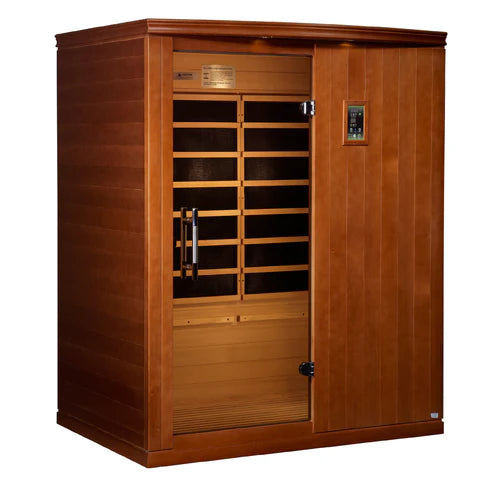 Dynamic Sauna Madrid Limited Elite Ultra Low EMF Far Infrared Sauna | DYN-6310-04 Elite | 3 Persons