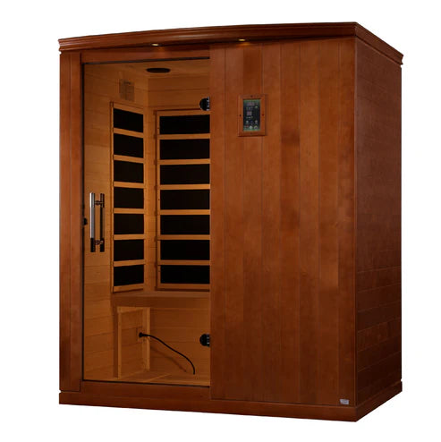 Dynamic Sauna Madrid Limited Elite Ultra Low EMF Far Infrared Sauna | DYN-6310-04 Elite | 3 Persons