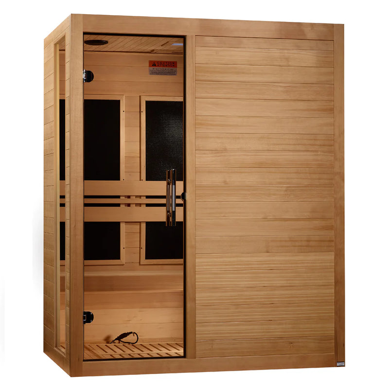 Dynamic Sauna Toscana Elite Ultra Low EMF Far Infrared Sauna | DYN-6315-05 Elite | 3 Persons