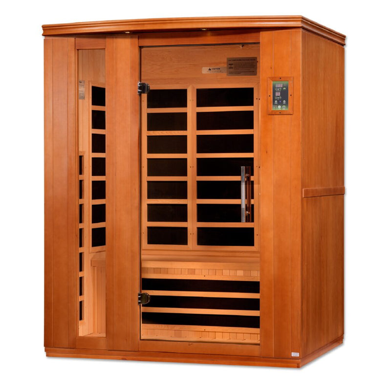 Dynamic Sauna Lugano Elite Ultra Low EMF Far Infrared Sauna | DYN-6336-02 Elite | 3 Persons