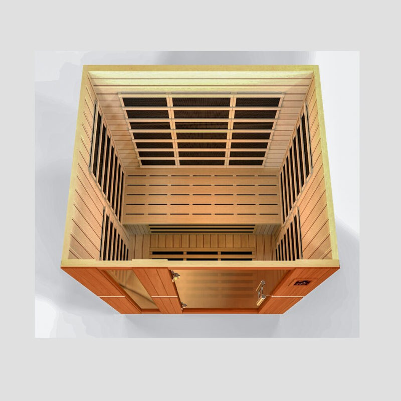 Dynamic Sauna Lugano Elite Ultra Low EMF Far Infrared Sauna | DYN-6336-02 Elite | 3 Persons