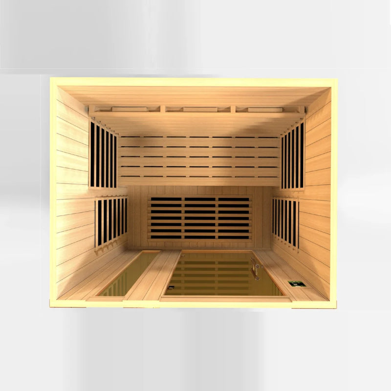 Dynamic Sauna Lugano Full Spectrum Infrared Sauna | DYN-6336-03 FS | 3 Persons