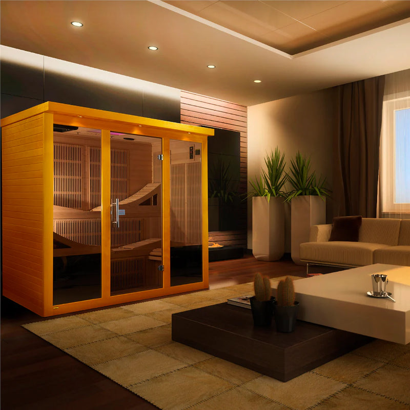 Dynamic Sauna Monaco Ultra Low EMF Far Infrared Sauna | DYN-6996-01 | 6 Persons