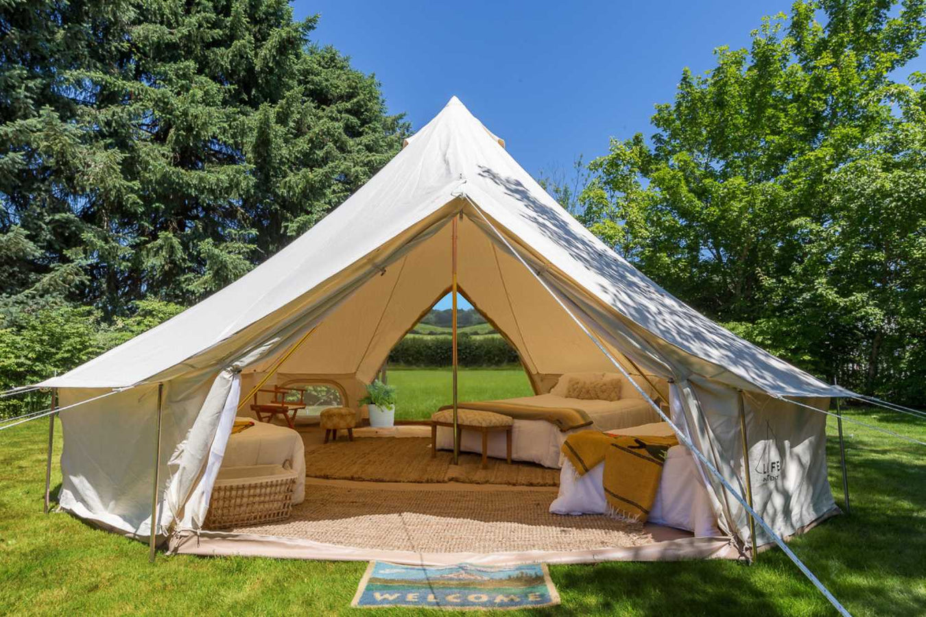 12 Person Canvas Tents