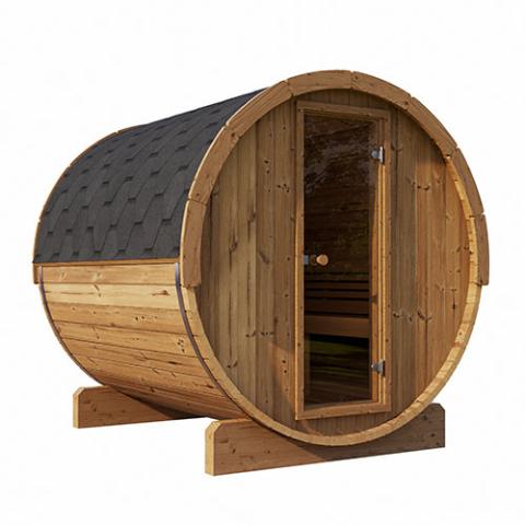 SaunaLife Model E7 Barrel Sauna | 4 Persons