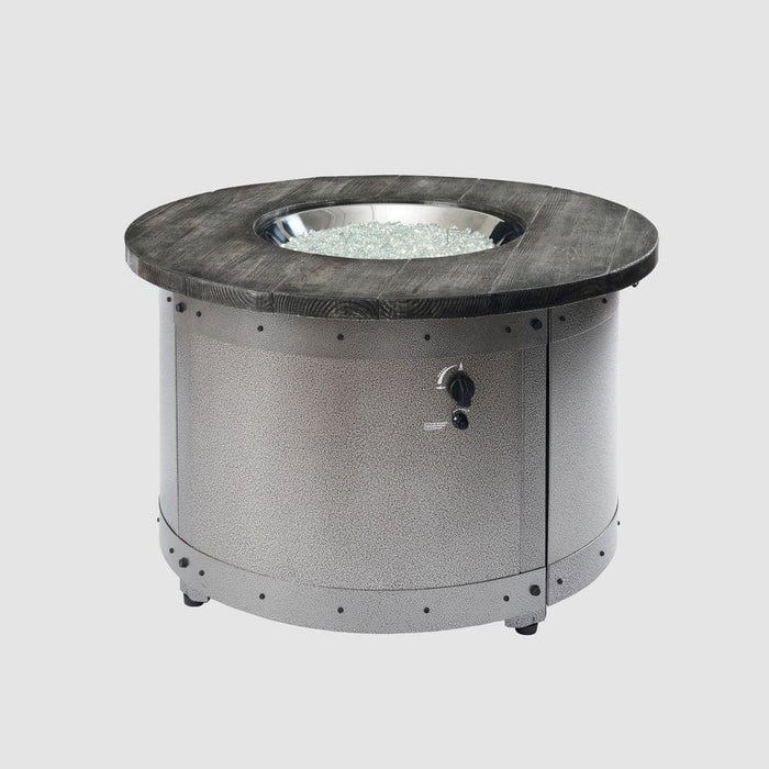 Outdoor Greatroom Edison Round Gas Fire Pit Table