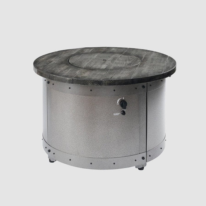 Outdoor Greatroom Edison Round Gas Fire Pit Table