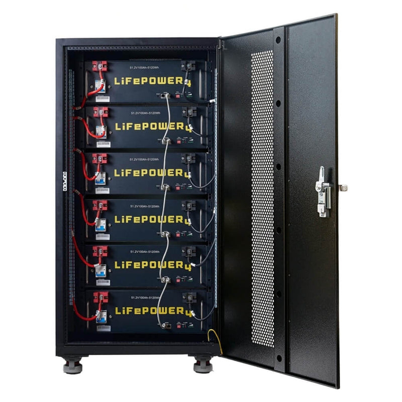 EG4 6-Slot Enclosed Battery Rack