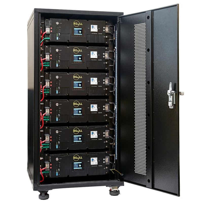 EG4 6-Slot Enclosed Battery Rack