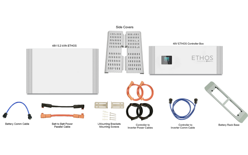 EG4 Hybrid Power Kit | 13kW 120/240V Output 48VDC - 10.24kWh System Bundle | 1 x EG4 FlexBOSS18 + 2 x BigBattery ETHOS