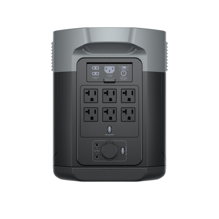 EcoFlow Delta 2 Max charging ports
