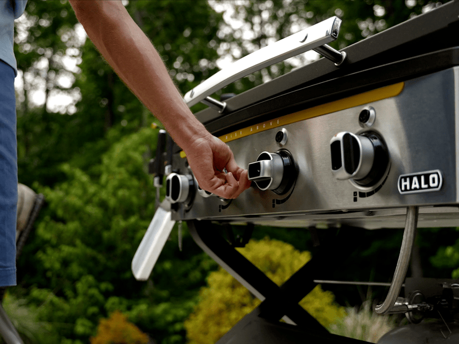 Halo Elite 4B 8 Zone Outdoor Griddle w/X-Cart