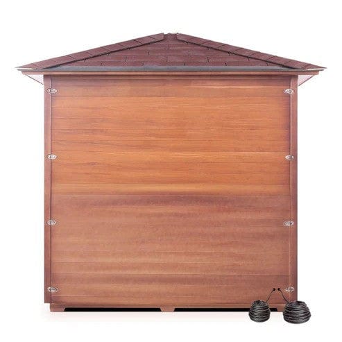 Enlighten InfraNature Duet Sapphire 5 Hybrid Infrared/Traditional Outdoor Sauna | 5 Persons