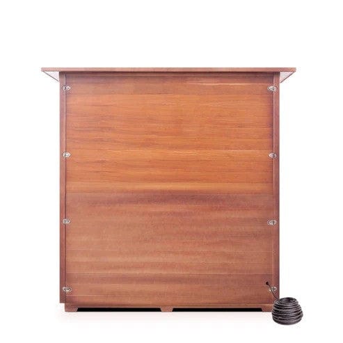 Enlighten InfraNature Original Rustic 4 Full Spectrum Infrared Outdoor Sauna | 4 Persons