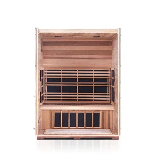 Enlighten InfraNature Original Sierra 3 Full Spectrum Infrared Outdoor Sauna | 3 Persons