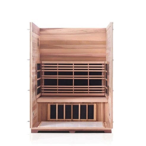 Enlighten InfraNature Original Sierra 3 Full Spectrum Infrared Outdoor Sauna | 3 Persons
