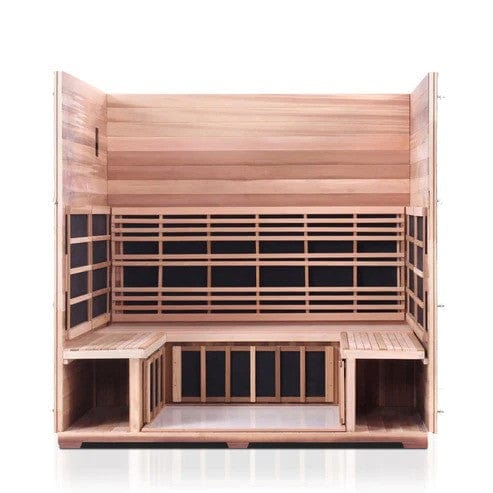 Enlighten InfraNature Original Sierra 5 Full Spectrum Infrared Outdoor Sauna | 5 Persons