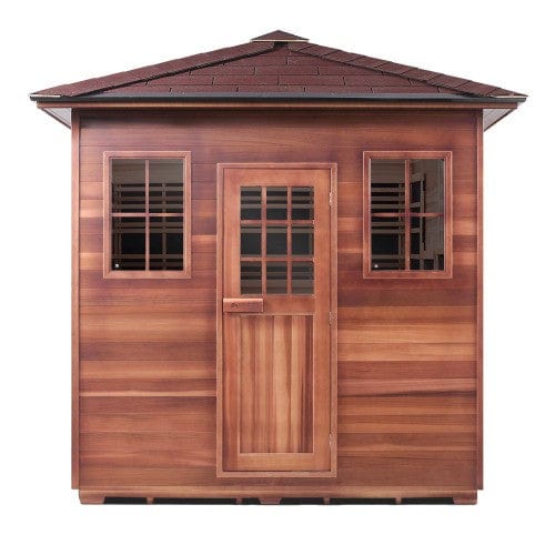 Enlighten InfraNature Original Sierra 8 Full Spectrum Infrared Outdoor Sauna | 8 Persons