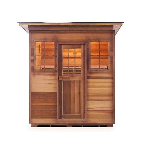Enlighten SaunaTerra MoonLight 4 Dry Traditional Outdoor Sauna | 4 Persons