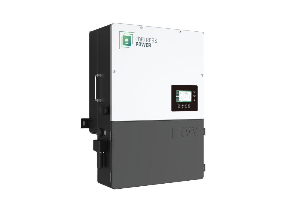 Fortress Power Hybrid Power Kit | 8kW 120/240 Output 48VDC - 28.8kWh System Bundle | Envy8 Hybrid Inverter + eForce 28.8 Stackable Lithium Battery | Guardian Battery Monitor